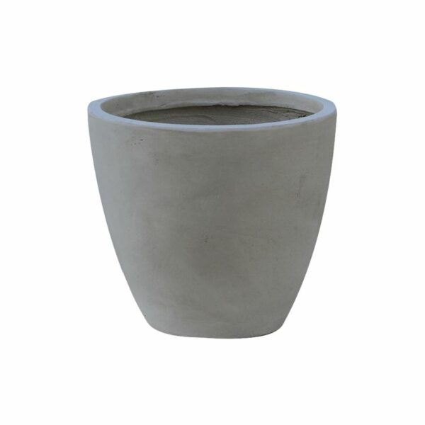 FLOWER POT-3 Cement Grey Φ35x32cm (Φ35x32cm)