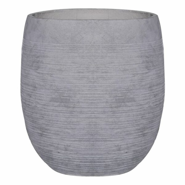 FLOWER POT-8 Απόχρωση Light Grey Wash (Φ48x52cm)