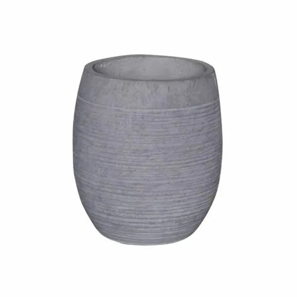 FLOWER POT-8 Απόχρωση Light Grey Wash (Φ25x28cm)