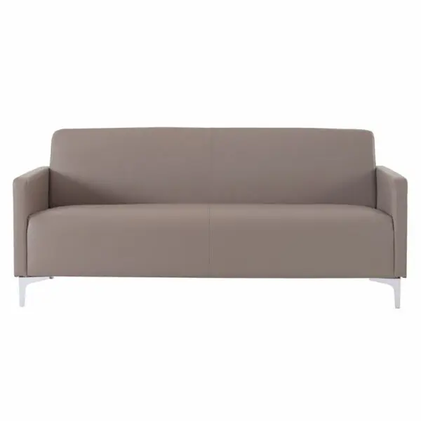 STYLE Καναπές Σαλονιού Καθιστικού, 2Θέσιος, Pu Cappuccino K/D (112x71x72cm)