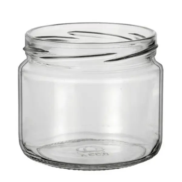 Βάζο γυάλινο standard 330 ml (Τ.Ο 82) για μέλι, γλυκά, ελιές, μαρμελάδες