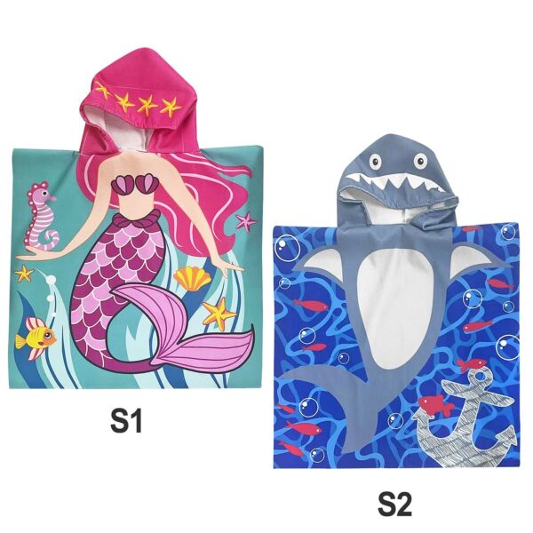 Πόντσο Παιδικό Θαλάσσης Microfiber 60x120cm SummerTiempo 622961