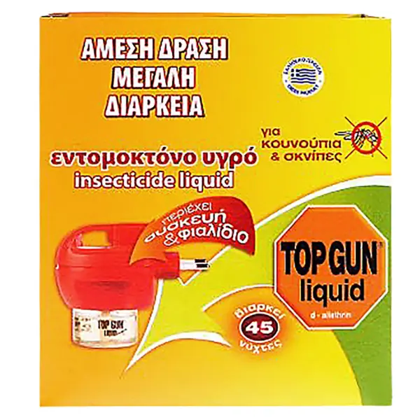 Σετ Εντομοκτόνο με Συσκευή και Υγρό Ανταλλακτικό top gun  Top Gun 1384