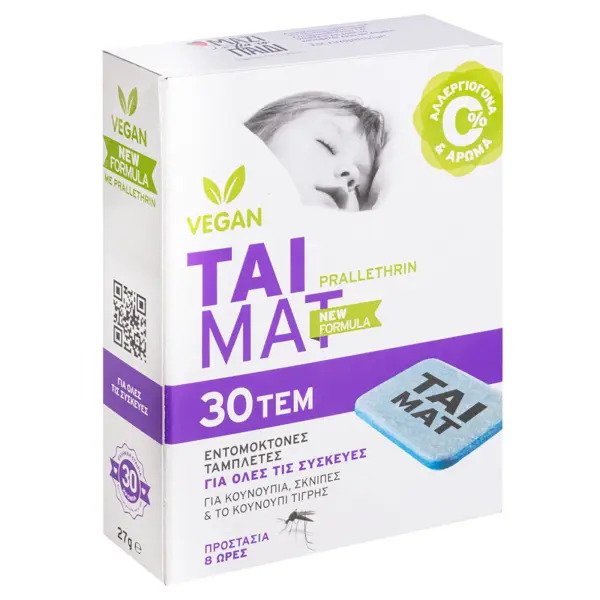 Εντομοκτόνες Ταμπλέτες Vegan TAI ματ 30τεμ  Tai