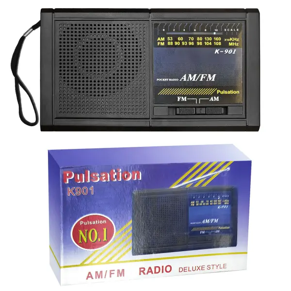 Ράδιο gr fm 14x8,5x4,5cm Homie 10824