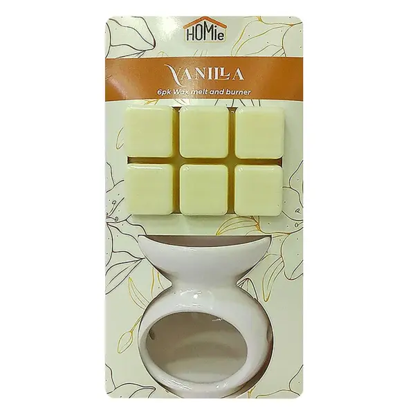 Βάση με Αρωματικό wax Melt Βανίλια 6 Κύβοι  Homie 423057