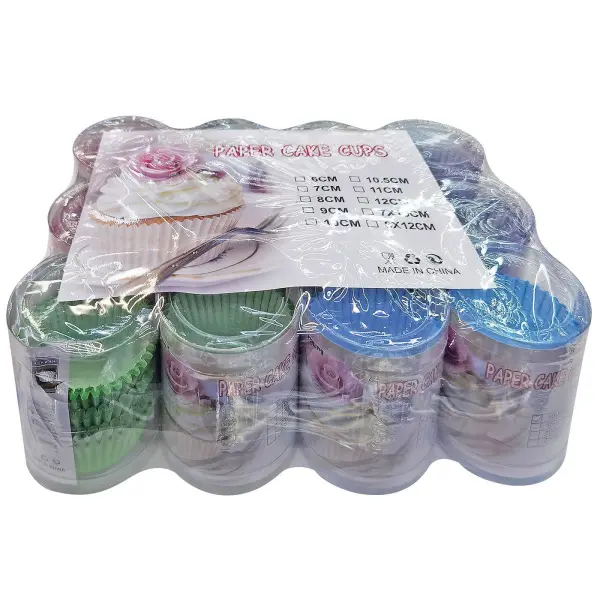 Cup Cake Φορμάκια πακ=100 τεμ ø8cm Homie 1011076