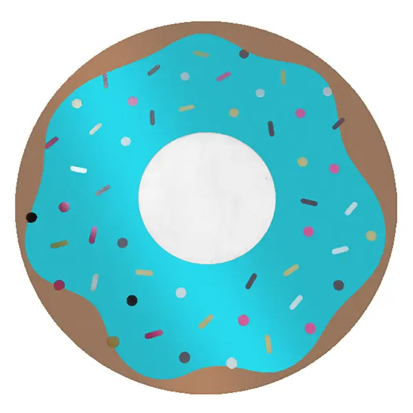 Σουπλά Στρογγυλό Καρπούζι, Donut Φ38cm Homie 101912