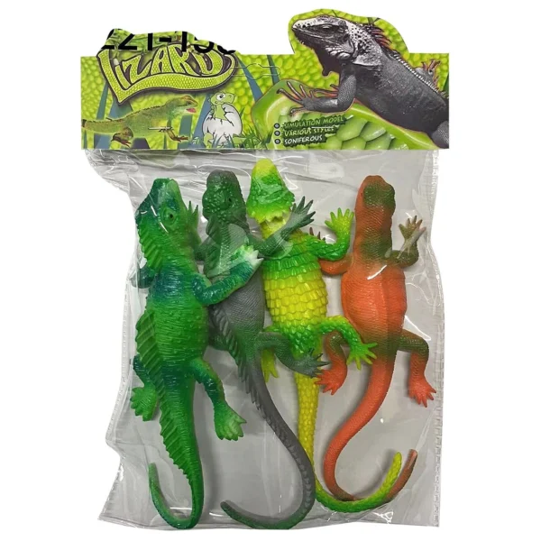 Σετ 4 Ερπετά σε Σακουλάκι 20x32x4cm ToyMarkt 913455
