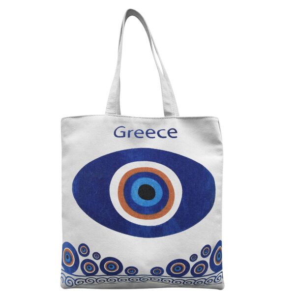 Τσάντα Βαμβακερή Τουριστική Μάτι 40x40x10cm SummerTiempo 622969