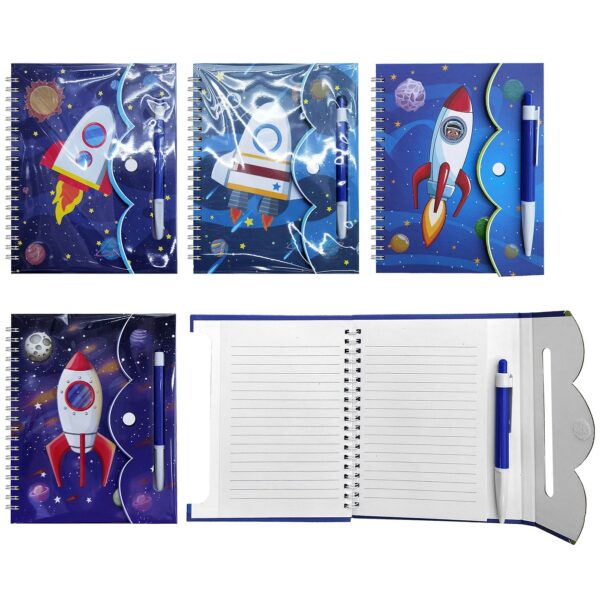 Σημειωματάριο με Στυλό Διάστημα 15x18cm JustNote 703386
