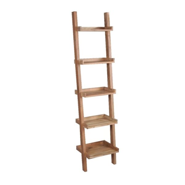 LADDER Βιβλιοθήκη - Ραφιέρα Ξύλο Ακακία Φυσικό (45x35x190cm)