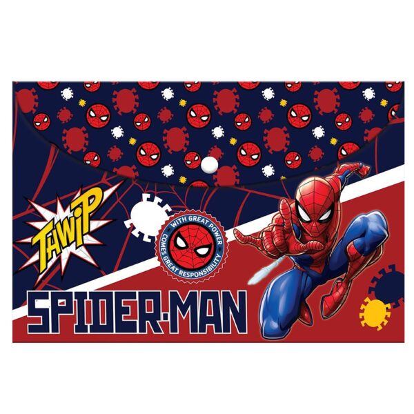 Φάκελος Κουμπί α4 Spiderman A4 Spiderman