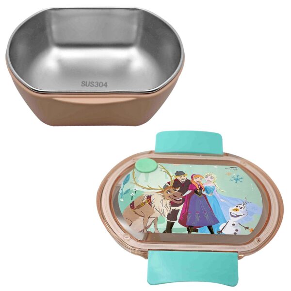 Δοχείο Φαγητού Stainless Steel & Πλαστικό pp 680ml Frozen 16,5x6,5x15cm  680ml Gim 551-43267