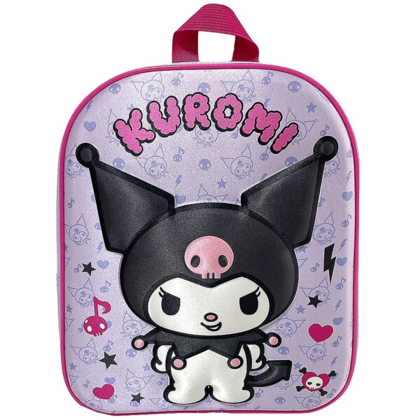 Τσάντα Πλάτης Νηπίου Kuromi 3d 31cm Kuromi 1000EVA31-4251