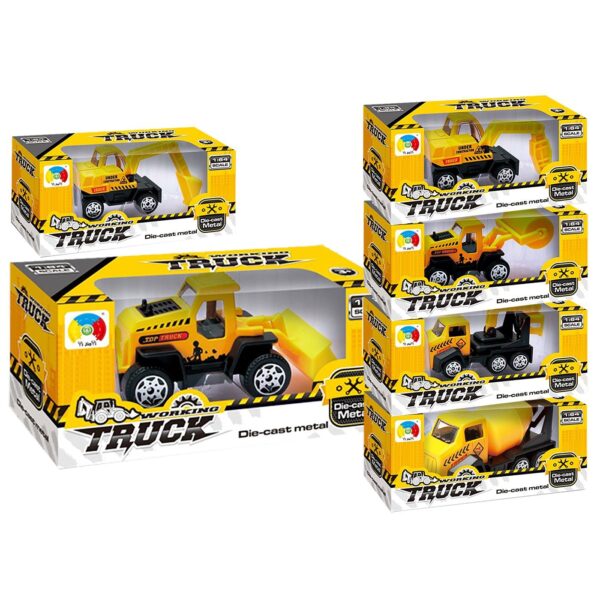 Δομικό Όχημα Free Wheels Μεταλλικό 11x4x5cm ToyMarkt 913086