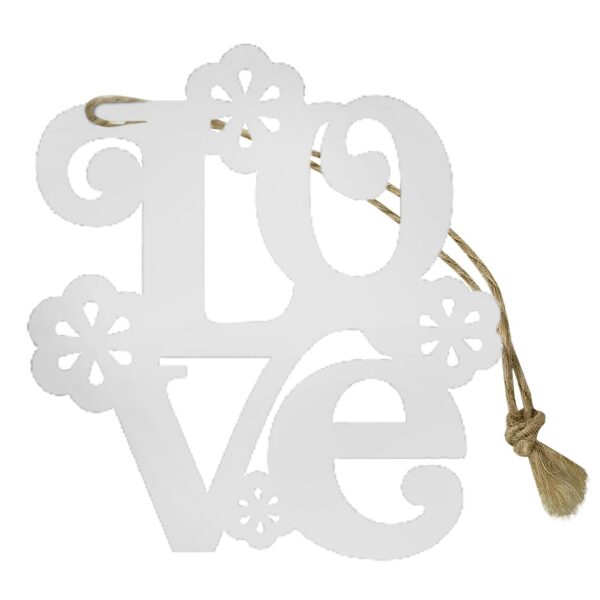 Στολίδι Ξύλινο Love 7cm Xmasfest 1133744