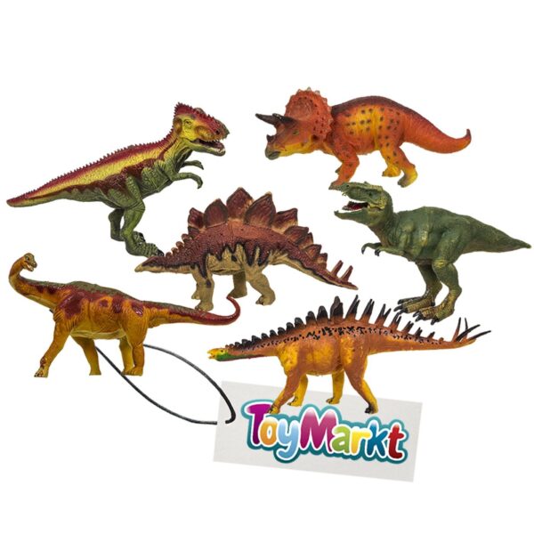 Δεινόσαυροι 6 Σχέδια 16cm Μεχρι 18cm ToyMarkt 911138