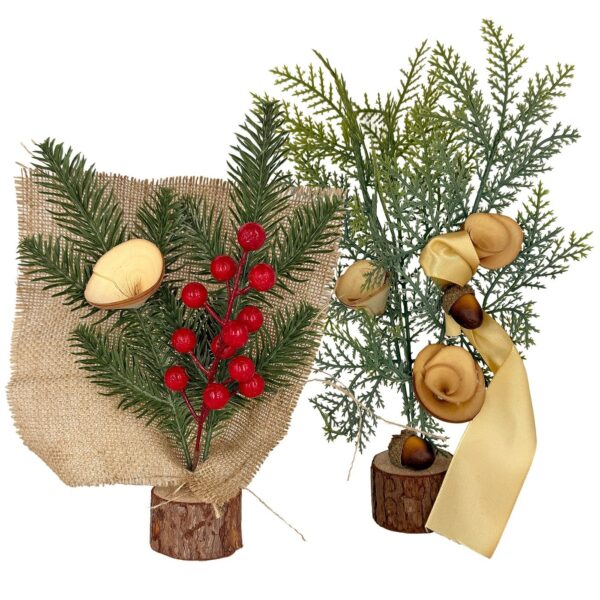 Δεντράκι σε Κορμό 28cm Xmasfest 1133652