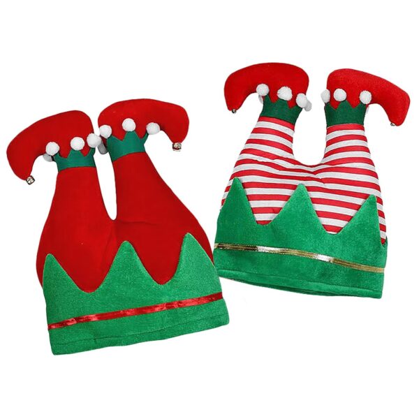 Σκούφος Πόδια Ξωτικού με Καμπανάκι 36x27cm Xmasfest 1133965