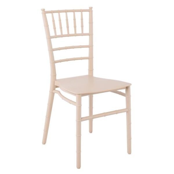 ILONA Καρέκλα-Pro Εστίασης - Catering Στοιβαζόμενη PP Μπεζ (40x47x89cm)