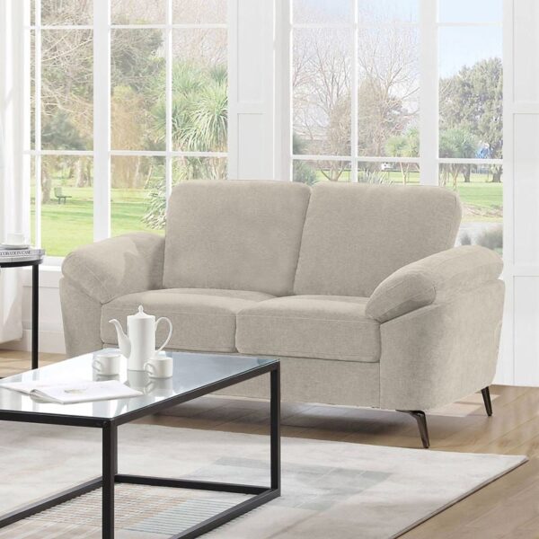 KATRINA Καναπές 2θ - Σαλονιού - Καθιστικού, Ύφασμα Μπεζ, K/D (162x87x89cm)