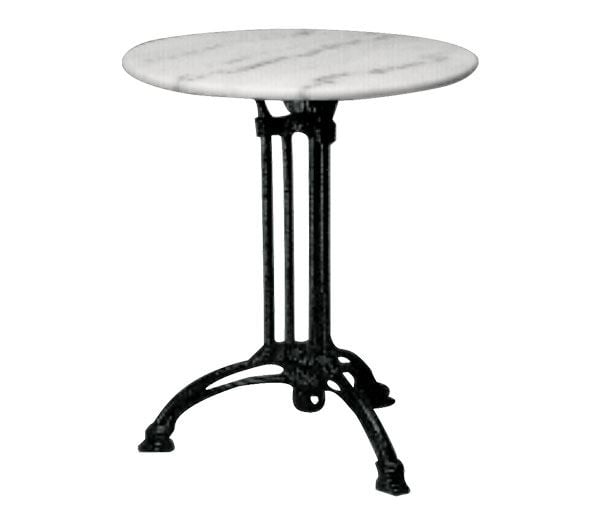 EKO Τραπέζι Τρίνυχο Μαντέμι, Μάρμαρο (Φ70 H.74cm)