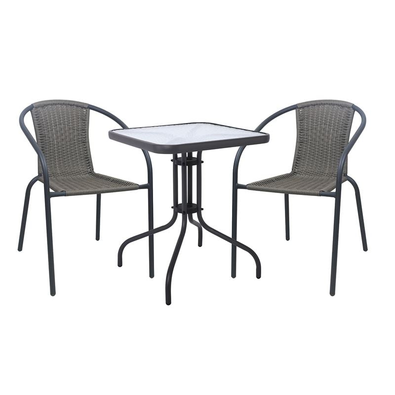 baleno-w-set-kipou-verantas-trapezi-2-polythrones-metallo-anthraki-wicker-mixed-grey-enlarge