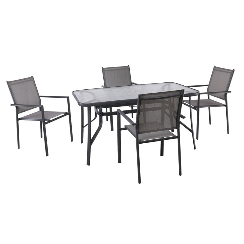 lanson-rio-set-trapezaria-metallo-anthraki-textilene-gkri-trapezi-4-polythrones-enlarge