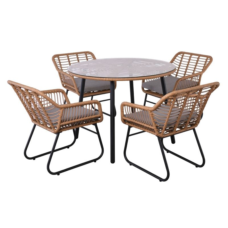 salsa-trapezaria-metallo-vafi-mavro-wicker-fysiko-maxilari-gkri-trapezi-4-polythrones-enlarge