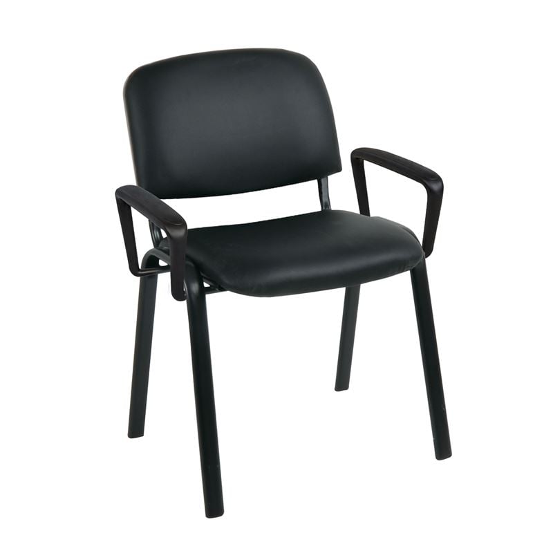sigma-polythrona-grafeiou-episkepti-metallo-mavro-pvc-mavro-enlarge